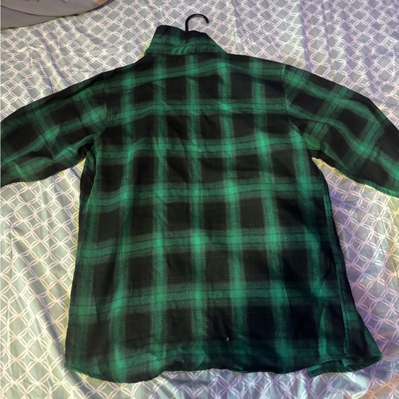 Green Plaid Shirt - Picture 2 of 2